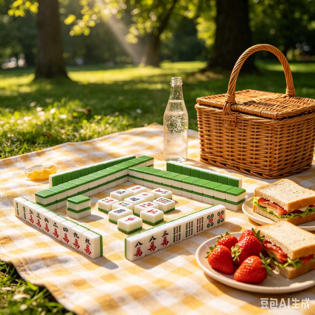 handheld mahjong tiles set